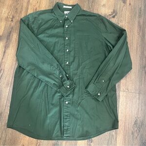 L.L. Bean Men's Forest Green Casual Shirt